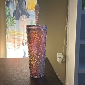 Starbucks, wicked Glenda with straw topper cup